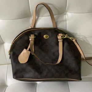 Coach , signature , brown black